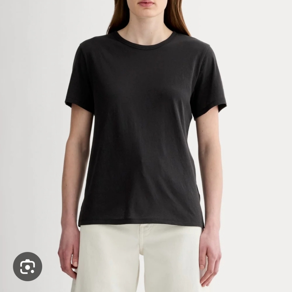 Everlane Black The Slim Air Tee